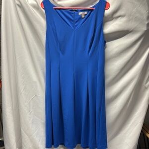 Too & Ali Elegant Blue Sleeveless Dress